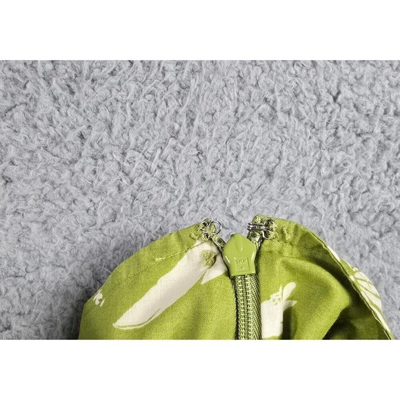 Old‎ Navy Mini Hawaiian Skirt 14 Green Tropical Floral Resort Boho Dainty Flowy - Picture 5 of 7